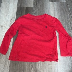Ralph Lauren polo kids size 4T red long sleeve